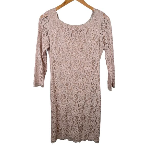 Authentic Diane von Furstenberg Zarita Lace DVF‎ Cocktail Sheath Dress Size 8 - Picture 1 of 16